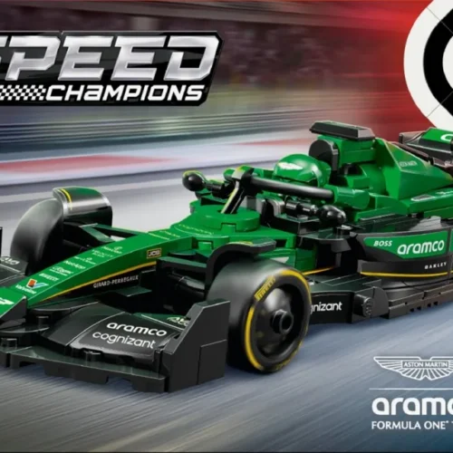 Alternative view of LEGO Klocki Speed Champions 77245 Bolid F1 Aston Martin Aramco AMR24