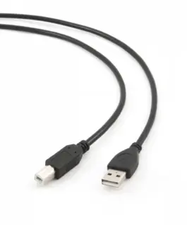 Alternative view of Gembird USB кабел 2.0 Type AB AM-BM 1.8m черен