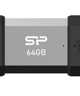 Alternative view of Silicon Power Pendrive C51 64GB USB-A USB-C 120 MB/s Silver