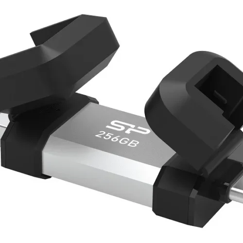 Silicon Power Pendrive C51 256GB USB-A USB-C 200 MB/s Silver