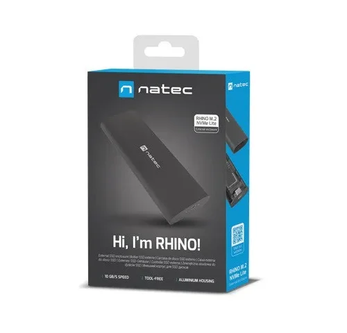 Alternative view of Natec външен SSD ENCLOSURE NATEC RHINO M.2 NVME