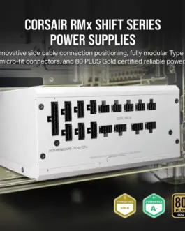 Alternative view of Corsair RM1200X SHIFT 80+ GOLD ATX бял