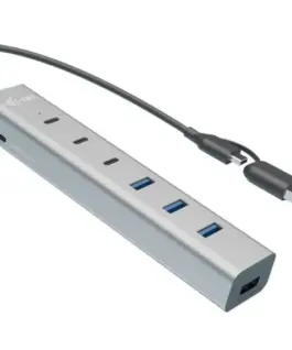 i-tec i-tec USB-C/USB-A Charg ing Metal HUB 7 ports