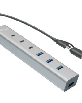 i-tec i-tec USB-C/USB-A Charg ing Metal HUB 7 ports