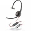 POLY Headset черенwire 3210 USB-C + USB-C/A (Bulk) 8X214A6