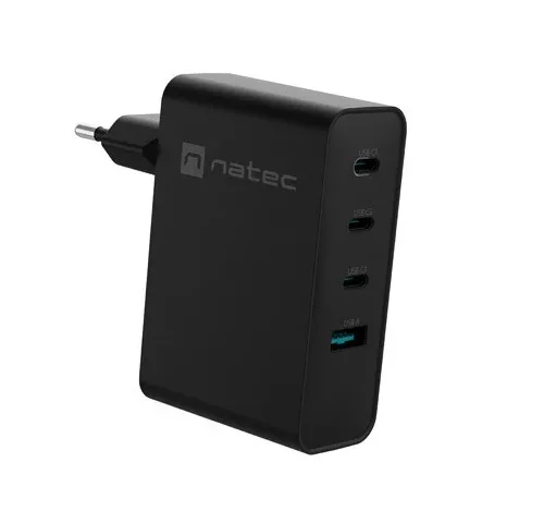 Natec USB зарядно Ribera GAN 3xUSBC + USBA 100W