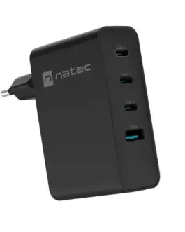 Natec USB зарядно Ribera GAN 3xUSBC + USBA 100W