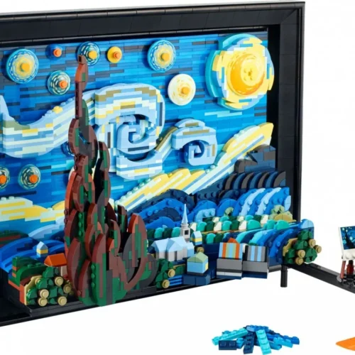 Alternative view of LEGO Bricks Ideas 21333 Vincent van Gogh - The Starry Night Vincenta van Gogh