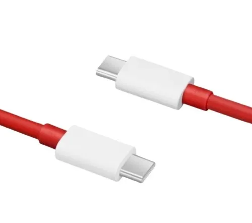 Alternative view of OnePlus кабел USB Type C to USB Type C (12A) 1M червен