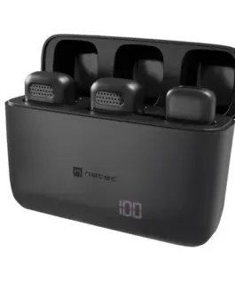 Natec Mobile microphone HOPPER lavalier wireless lightning