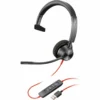 POLY Headset черенwire 3310 -M +USB -C/A TAA 760Q7AA
