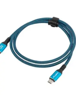 Alternative view of Lanberg Кабел USB-C M/M USB4 1.5M 240W 60HZ черно-син