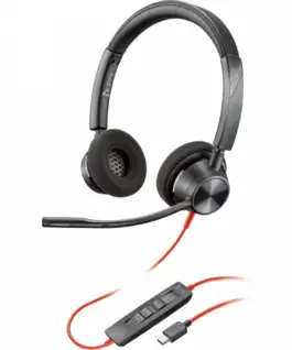 POLY Headset черенwire 3320 -M USB-C 76J19AA