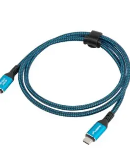 Alternative view of Lanberg Кабел USB-C M/M USB4 2M 240W 8K 60HZ черно-син