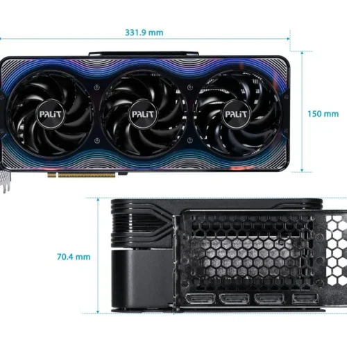 Alternative view of Palit Grapchic card RTX 5090 GameRock 32GB GDDR7 512bit 3DP/HDMI