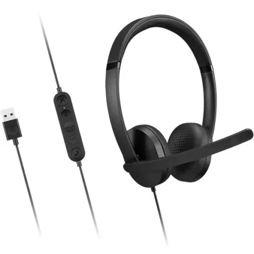 Lenovo LNV USB-A Wiчервен Stereo Headset Gen 2 4XD1P8342