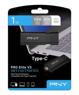 PNY Pendrive 1TB ProElite V3 USB-C 3.2