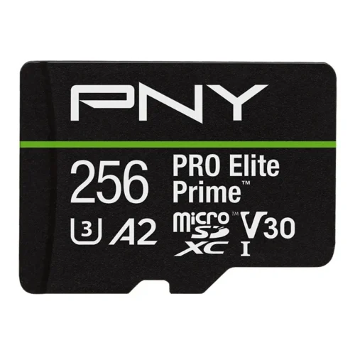 PNY памет card microSDXC Elite Prime 256GB + адаптер SD