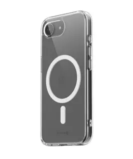 Alternative view of CRONG Case iPhone 16e MagSafe прозрачен