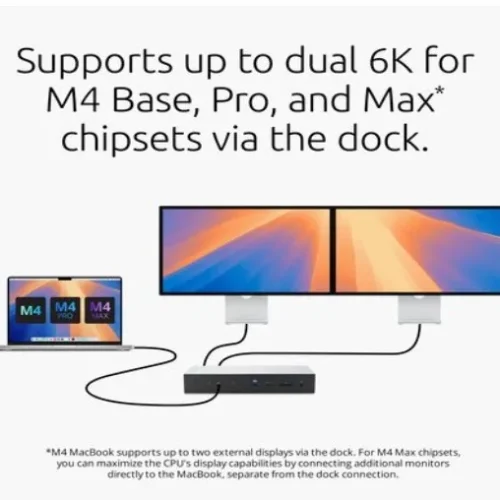 Alternative view of Kensington Stacja dokująca SD5000T5 EQ TB5 3x4K