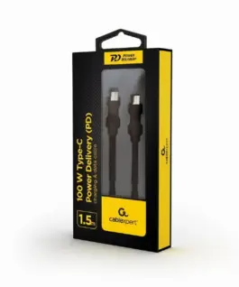 Alternative view of Gembird кабел USB-C for USB-C 100W Power Delivery 1.5m