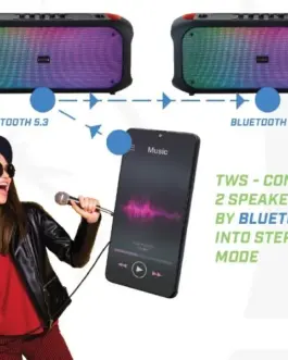 Alternative view of Rebeltec Bluetooth Speaker FM/USB SoundVox 650