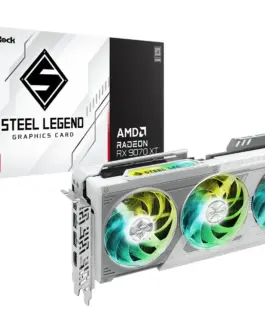 ASRock видео карта Radeon RX 9070 XT Steel Legend 16GB