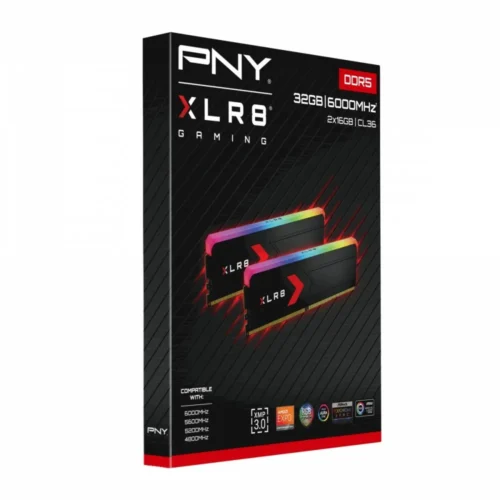 PNY Pamięć DDR5 32GB 6000 C36 2×16 MD32GK2D5600036XRGB