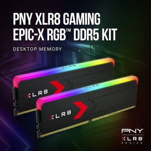 PNY Pamięć DDR5 32GB 6000 C36 2×16 MD32GK2D5600036XRGB