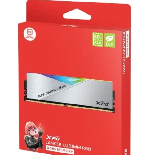 Alternative view of Adata Pamięć XPG Lancer RGB DDR5 8400 CUDIMM 48GB (2x24) CL42