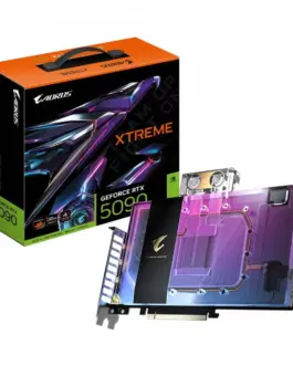 Gigabyte видео карта GeFroce RTX 5090 AORUS XTREME WATERFORCE WB 32GB 512bit