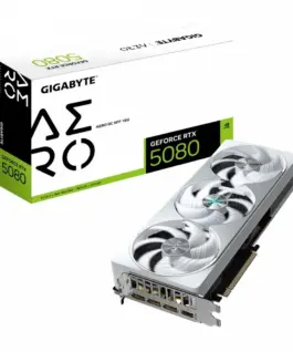 Gigabyte видео карта GeForce RTX 5080 AERO OC SFF 16G 256BIT GDDR7 3DP/HDMI