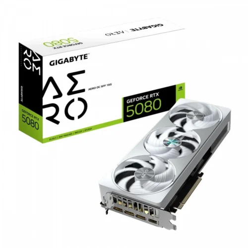 Gigabyte видео карта GeForce RTX 5080 AERO OC SFF 16G 256BIT GDDR7 3DP/HDMI