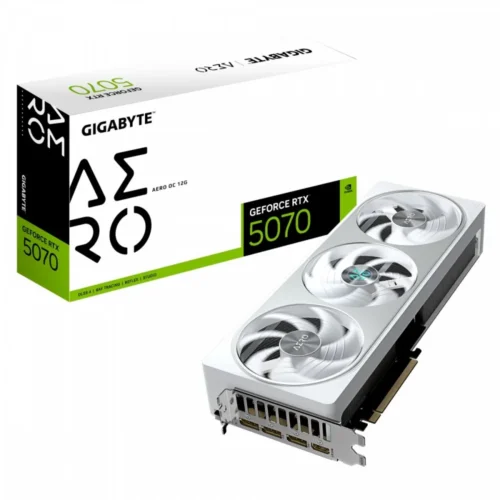 Gigabyte видео карта GeForce RTX 5070 AERO OC 12GB G DDR7 192bit HDMI/3DP
