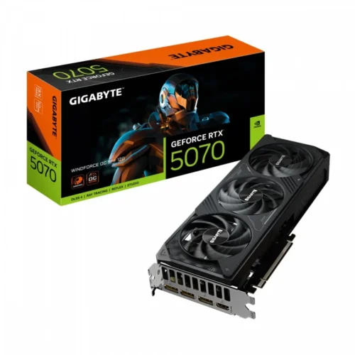 Gigabyte видео карта GeForce RTX 5070 WINDFORCE OC SFF 12G 192BIT GDDR7 3DP/HDMI