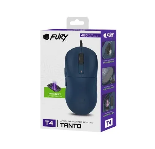 Alternative view of Natec Gaming мишка Fury TANTO T4 12000DPI RGB blue