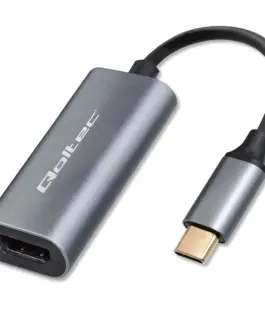 Qoltec адаптер USB C to HDMI 4K 60Hz 32AWG