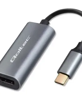 Qoltec адаптер USB C to HDMI 4K 60Hz 32AWG