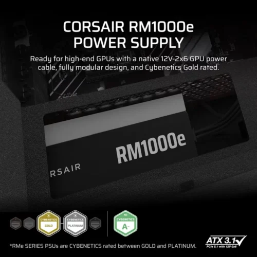 Corsair RM1000e PCIe5.1 80+GOLD F.MODULAR ATX3.