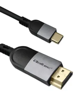 Qoltec USB C to HDMI 4K кабел 60Hz 32AWG 2m