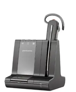 POLY Savi 8240-M Office Microsoft Teams Certified DECT 1880-1900 MHz USB-A Headset 8D3G6AA#ABB