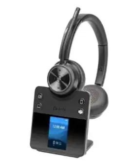 POLY Savi 7420 Office Stereo Microsoft Teams Certified DECT 1880-1900 MHz Headset 8L574AA#ABB