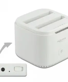 Alternative view of Станция Delock USB-C, За 2 x 2.5Prime; SATA HDD / SSD, Клониране
