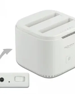 Alternative view of Станция Delock USB-C, За 2 x 2.5Prime; SATA HDD / SSD, Клониране