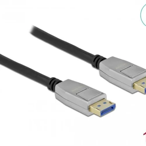 Alternative view of Кабел Delock DisplayPort 2.0 мъжко - DisplayPort мъжко, 1.0м, 10K, Черен