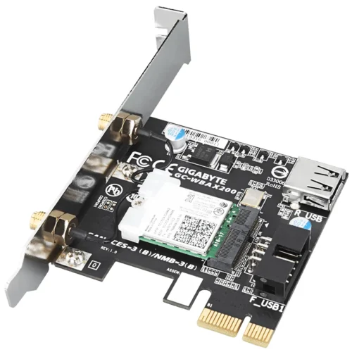 Безжична карта GIGABYTE AORUS X200 Intel WIFI 6 2×2 802.11ax