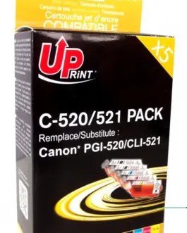 Мастилница UPRINT комплект CANON PGI-520 + CLI-521BK/C/M/Y XL