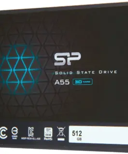 Alternative view of SSD диск SILICON POWER A55, 2.5", 512 GB, SATA3 3D NAND flash