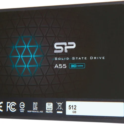 Alternative view of SSD диск SILICON POWER A55, 2.5", 512 GB, SATA3 3D NAND flash