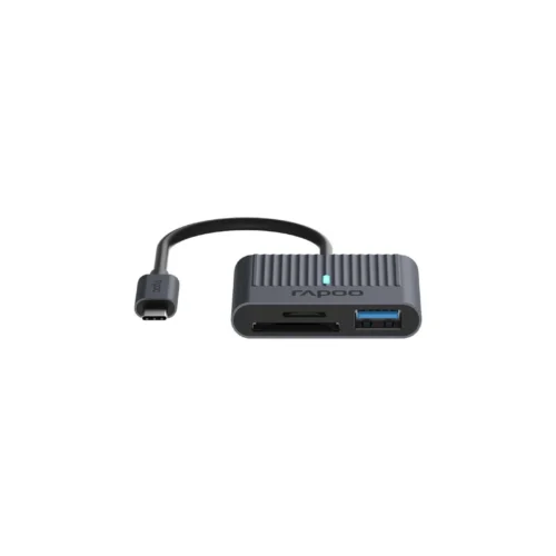 Alternative view of Четец за карти Rapoo UCR-3001, USB-C, Черен